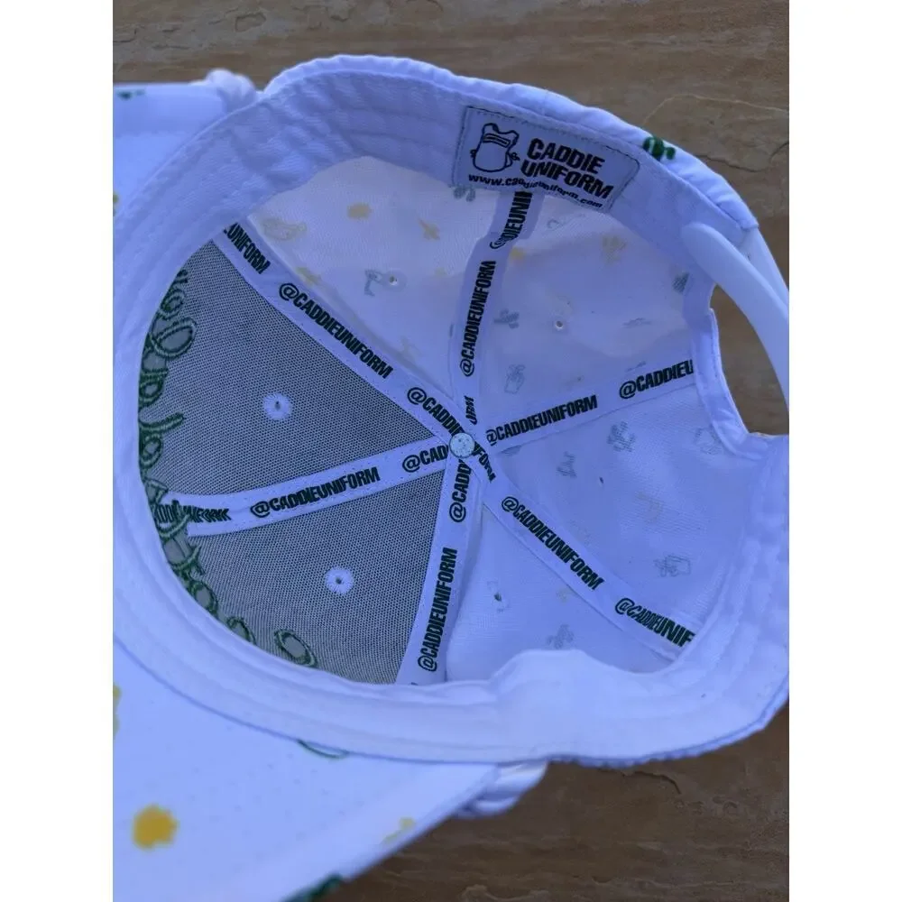 White/Green/Yellow Scottsdale Caddie Uniform Cap ES